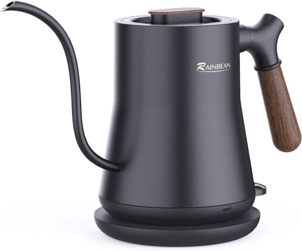 Gooseneck Electric Kettle, Pour Over Coffee Kettle & Tea Kettle, 100% Stainless Steel Inner With Leak Proof Design, 1000w Rapid Heating